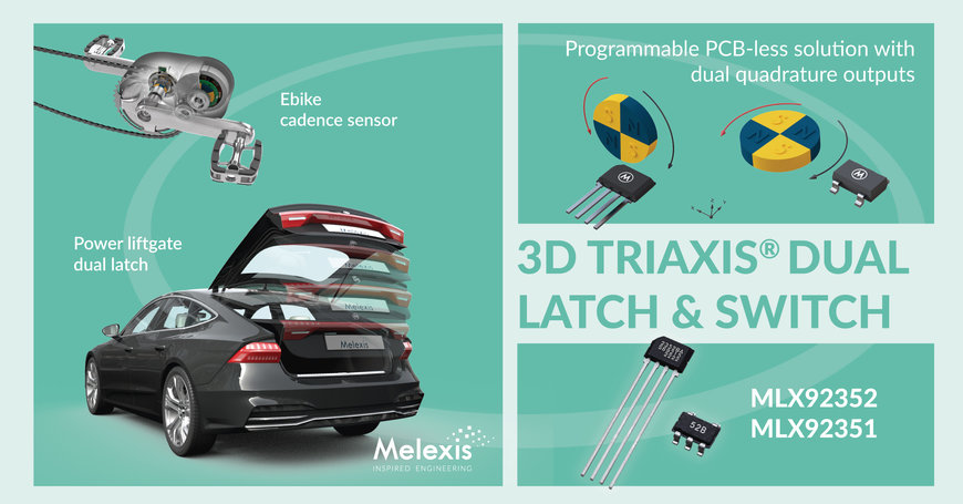 Melexis stellt vielseitigen Dual Latch & Switch vor